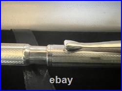 Cesare Emiliano Silver 925 Guilloché Hand-Engraved Ballpoint Pen Warranty