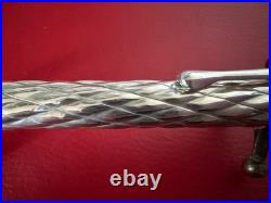 Cesare Emiliano Sterling Silver 925 Solid Pen Ballpoint Vintage Relief Weave
