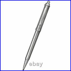 Cesare Emiliano XP118-OT2 Solid 925 Sterling Silver Ballpoint Pen