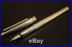 Christian DIOR Fountain Pen in Vermeil (Gold plated 925 Sterling Silver)