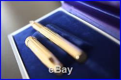 Christian DIOR Fountain Pen in Vermeil (Gold plated 925 Sterling Silver), Box