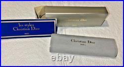 Christian Dior Stylo Lady 925 Sterling Silver 41105 Vermeil Ballpoint Swiss Made
