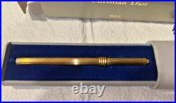 Christian Dior Stylo Lady 925 Sterling Silver 41105 Vermeil Ballpoint Swiss Made