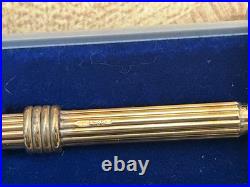 Christian Dior Stylo Lady 925 Sterling Silver 41105 Vermeil Ballpoint Swiss Made