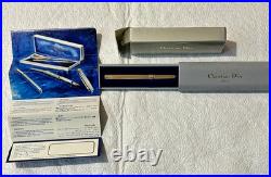 Christian Dior Stylo Lady 925 Sterling Silver 41105 Vermeil Ballpoint Swiss Made