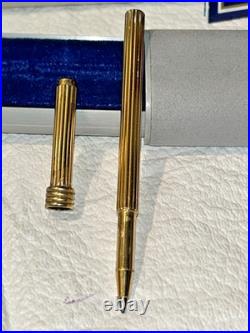 Christian Dior Stylo Lady 925 Sterling Silver 41105 Vermeil Ballpoint Swiss Made