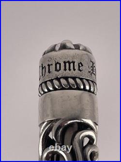 Chrome Hearts Ball Point Pen Sterling Silver Dagger Cap Classic Style Heavy Pen