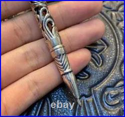 Chrome hearts sterling silver ballpoint pen carving pen