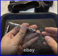 Chrome hearts sterling silver ballpoint pen carving pen