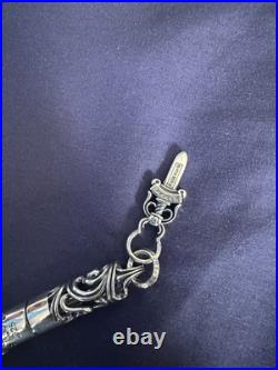 Chrome hearts sterling silver ballpoint pen carving pen G2U