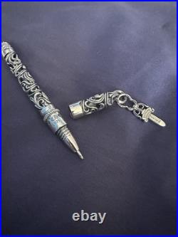 Chrome hearts sterling silver ballpoint pen carving pen G2U