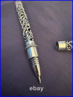 Chrome hearts sterling silver ballpoint pen carving pen G2U