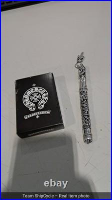 Chrome hearts sterling silver ballpoint pen carving pen G2U