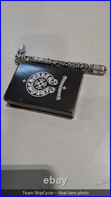 Chrome hearts sterling silver ballpoint pen carving pen G2U
