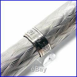 Classic Pens Limited Edition CP8 Flamme Ag925 Sterling Silver 18K Fountain Pen