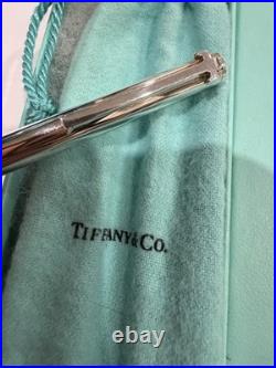 Classic Tiffany & Co T Clip Sterling Silver 925 Pen With Pouch