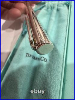 Classic Tiffany & Co T Clip Sterling Silver 925 Pen With Pouch