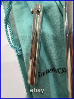 Classic Tiffany & Co T Clip Sterling Silver 925 Pen With Pouch