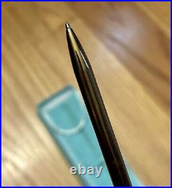 Classic Vintage Sterling Silver Tiffany New York'T' Clip Ball Point Pen W Box