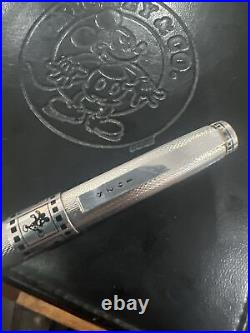 Colibri Mickey Mouse LE Sterling Silver Fountain Pen Box Has Been Fixed Used Pen