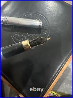 Colibri Mickey Mouse LE Sterling Silver Fountain Pen Box Has Been Fixed Used Pen