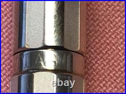 Collectible Tiffany & Co. ATLAS Sterling Silver With DIAMOND clip Ballpoint Pen