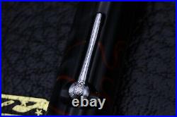 Conway Stewart Churchill Excalibur Silver LE Lever Fill Fountain Pen UNUSED