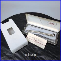 Cross 3001 Sterling Silver Ballpoint Pen+Pencil Set Vintage Litton +Box