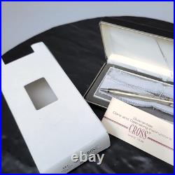 Cross 3001 Sterling Silver Ballpoint Pen+Pencil Set Vintage Litton +Box