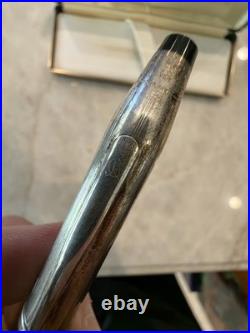 Cross Century II Fountain Pen Sterling Silver Cap & Barrel, Extra Fine 18k Nib