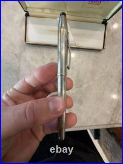 Cross Century II Fountain Pen Sterling Silver Cap & Barrel, Extra Fine 18k Nib