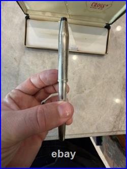 Cross Century II Fountain Pen Sterling Silver Cap & Barrel, Extra Fine 18k Nib