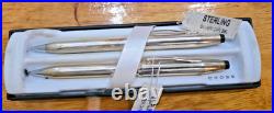 Cross Century II Sterling Silver Pen and 0.5mm Pencil Set