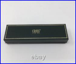 Cross Century II Sterling Silver Translucent Blue Lacquer Fountain Pen F Nib VTG