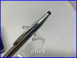Cross Century Sterling Silver Vintage Ballpoint Pen & Pencil Set With Case