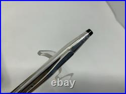 Cross Century Sterling Silver Vintage Ballpoint Pen & Pencil Set With Case