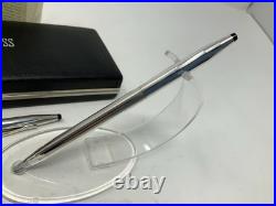 Cross Century Sterling Silver Vintage Ballpoint Pen & Pencil Set With Case