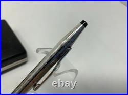 Cross Century Sterling Silver Vintage Ballpoint Pen & Pencil Set With Case