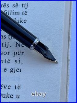 Cross Fountain Pen Sterling Silver 925 Gold Nib 14k 585 M size Made In Ireland