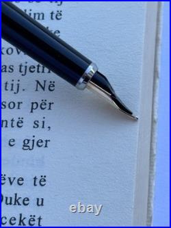 Cross Fountain Pen Sterling Silver 925 Gold Nib 14k 585 M size Made In Ireland