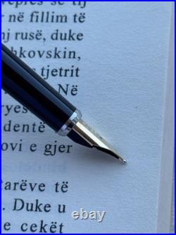 Cross Fountain Pen Sterling Silver 925 Gold Nib 14k 585 M size Made In Ireland