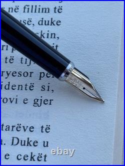 Cross Fountain Pen Sterling Silver 925 Gold Nib 14k 585 M size Made In Ireland