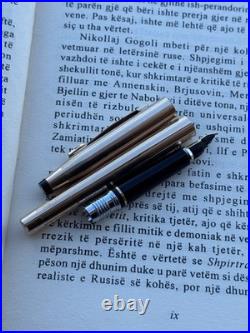 Cross Fountain Pen Sterling Silver 925 Gold Nib 14k 585 M size Made In Ireland