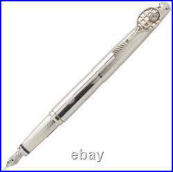Cross Fountain Pen Sterling Silver Limited Edition 18k Gold New In Box 1371/1954
