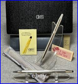 Cross Ladies Roses? Sterling Silver Pen & 0.5mm Pencil 304105? STUNNING