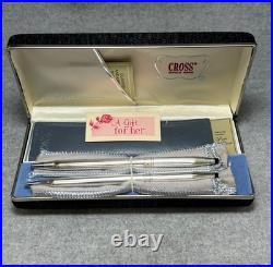 Cross Ladies Roses? Sterling Silver Pen & 0.5mm Pencil 304105? STUNNING