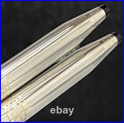 Cross Ladies Roses? Sterling Silver Pen & 0.5mm Pencil 304105? STUNNING