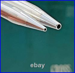 Cross Ladies Sterling Silver Pen & Pencil #3041 in Teal Box + Holder & Refill