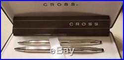 Cross Made in USA Century CLASSIC Solid Sterling Silver Pen and 0.9mm Pencil Set