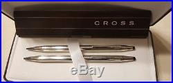 Cross Made in USA Century CLASSIC Solid Sterling Silver Pen and 0.9mm Pencil Set